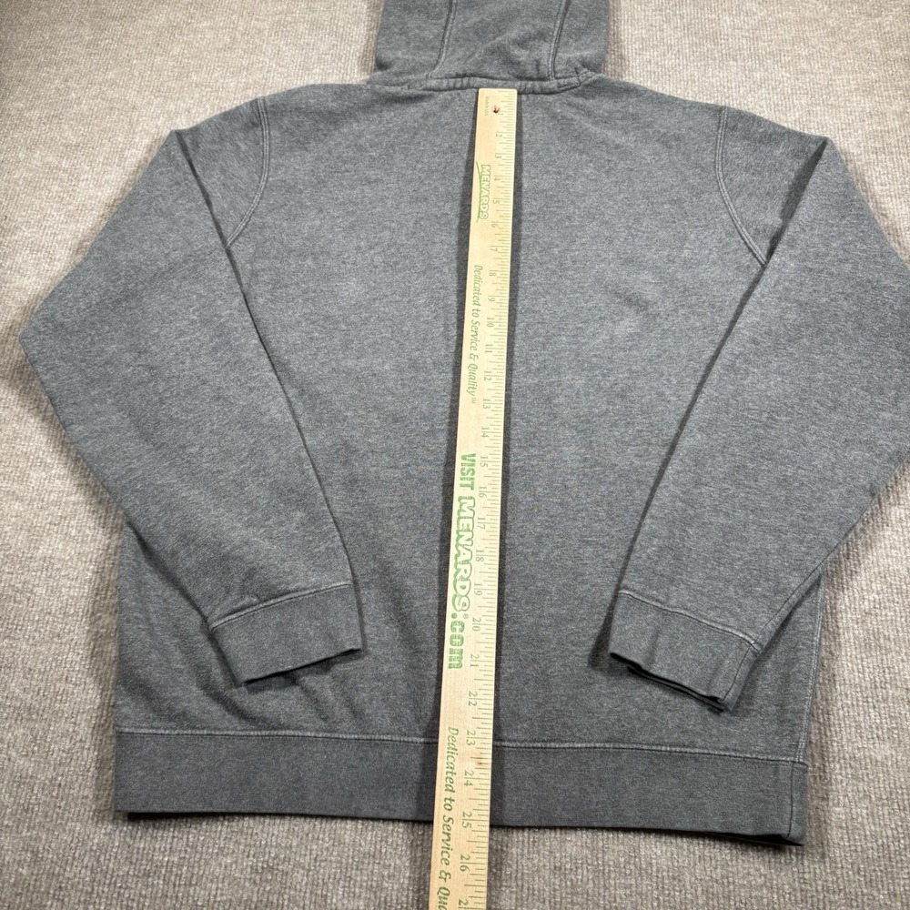Nike Sportswear Club Fleece Hoodie Sweatshirt Mens M Gray Embroidered 804346 071 - Picture 9 of 9